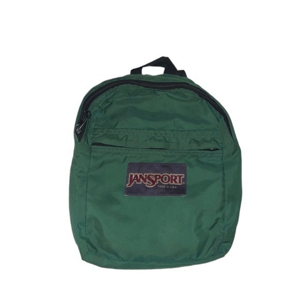 Jansport Vintage 1990’s Green Nylon‎ Mini Backpack